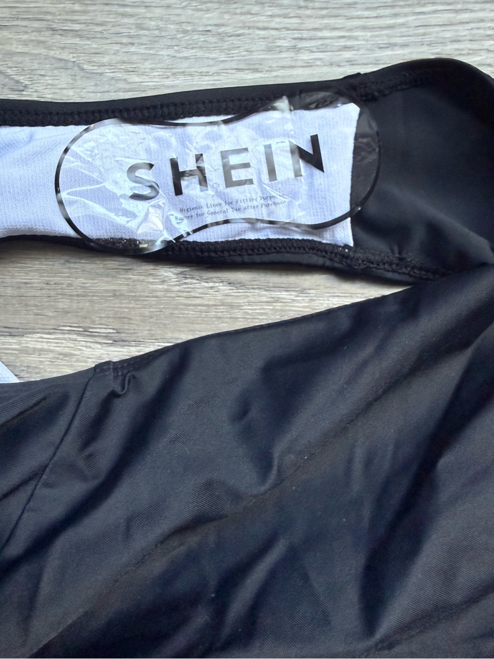 SHEIN Women’s Sz Small Classic One-Piece Swimsuit Black Padded NWOT - Picture 8 of 8
